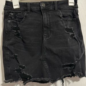 American Eagle Women’s Black Jean Skirt